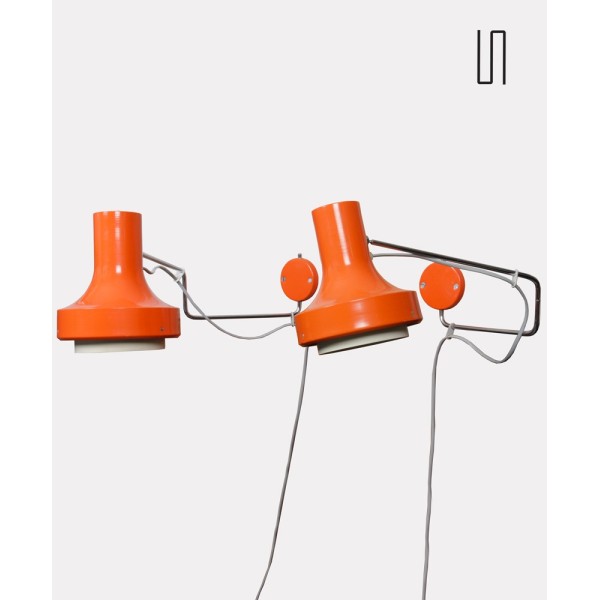 Pair of wall lights by Josef Hurka for Napako, 1970s - 