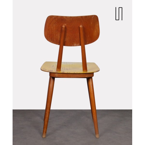 Chaise vintage en bois pour l'éditeur Ton, 1960 - Design d'Europe de l'Est