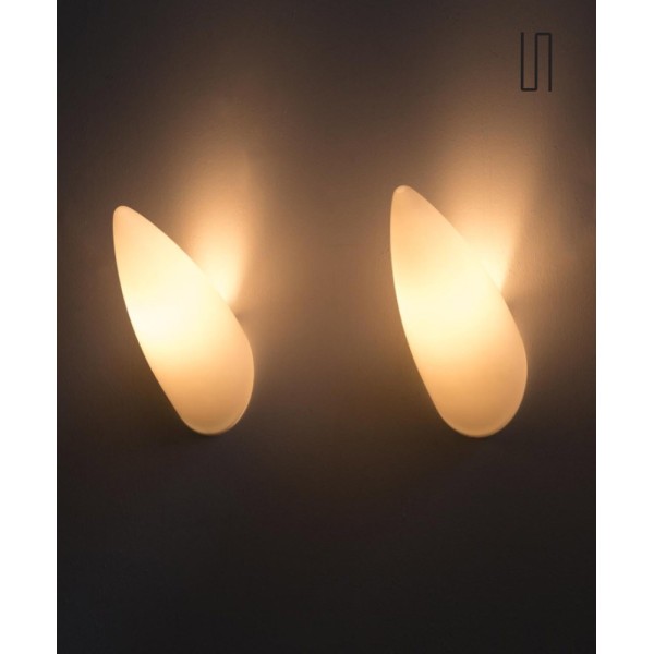 Pair of sconces, Starck pour Flos, model Luci Fair, 1989 - 