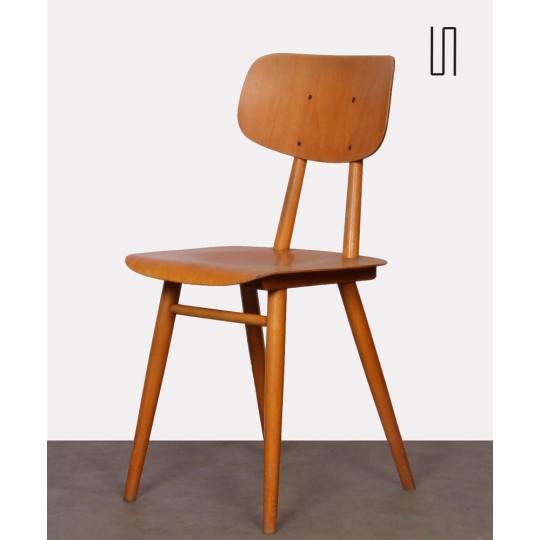 Czech wooden chair for the publisher Ton, 1960s - Eastern Europe design