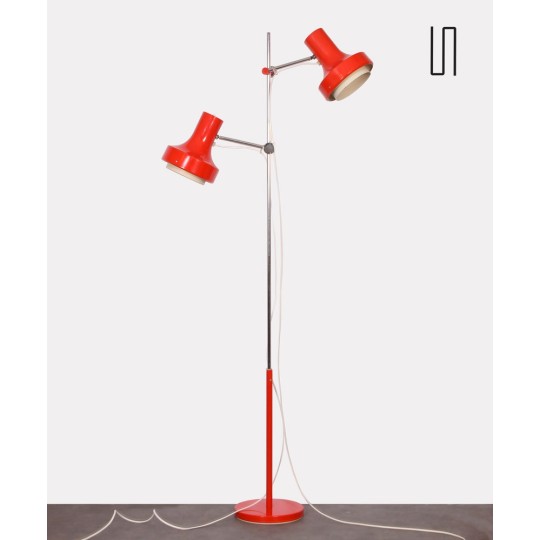 Red floor lamp by Josef Hurka for Napako, 1970s