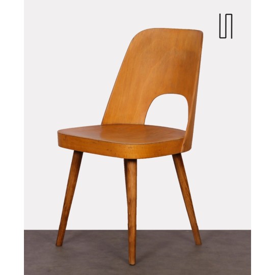 Chaise en bois par Oswald Haerdtl, 1960 - Design d'Europe de l'Est