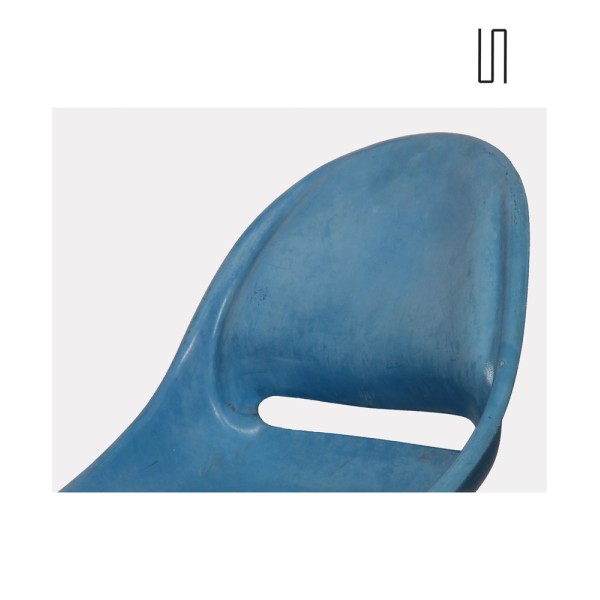Blue chair by Miroslav Navratil for Vertex, 1959 - 