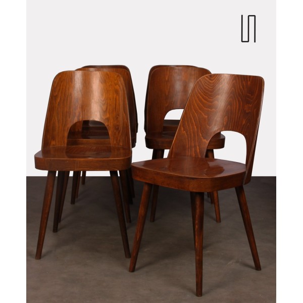 Suite of 6 chairs by Oswald Haerdtl for Ton, 1960s - Eastern Europe design