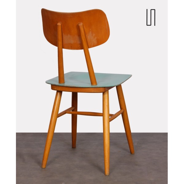 Paire de chaises en bois datant des années 1960 - Design d'Europe de l'Est