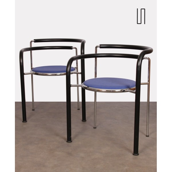 Paire de fauteuils par Johnny Sørensen et Rud Thygesen pour Botium, 1980 - Design Post-moderne
