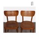 Paire de chaises en bois fabriquées par Ton, 1960 - Design d'Europe de l'Est
