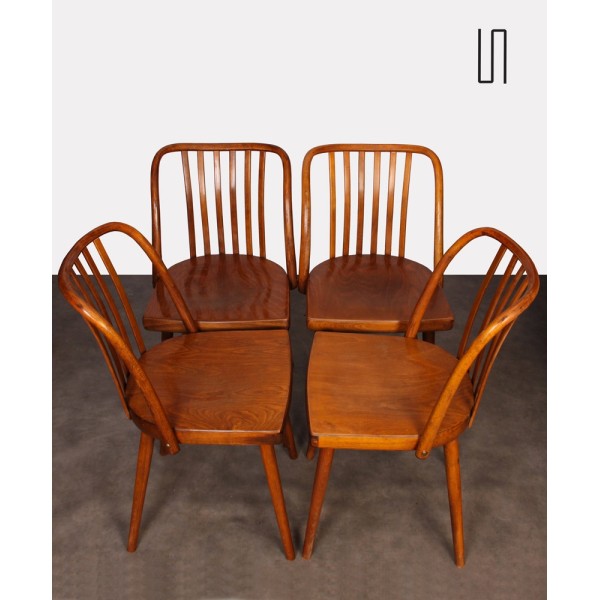 Ensemble de 4 chaises vintage par Antonin Suman, 1960 - Design d'Europe de l'Est