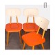 Ensemble de 3 chaises fabriquées par Ton, 1960 - Design d'Europe de l'Est