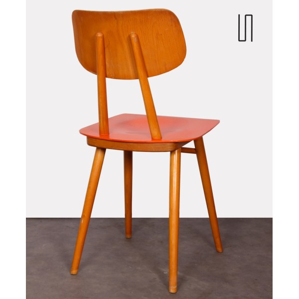 Ensemble de 3 chaises fabriquées par Ton, 1960 - Design d'Europe de l'Est