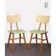 Paire de chaises vintage en bois, 1960 - Design d'Europe de l'Est