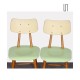 Paire de chaises vintage en bois, 1960 - Design d'Europe de l'Est