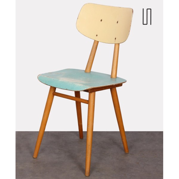Chaise en bois produite par Ton vers 1960 - Design d'Europe de l'Est