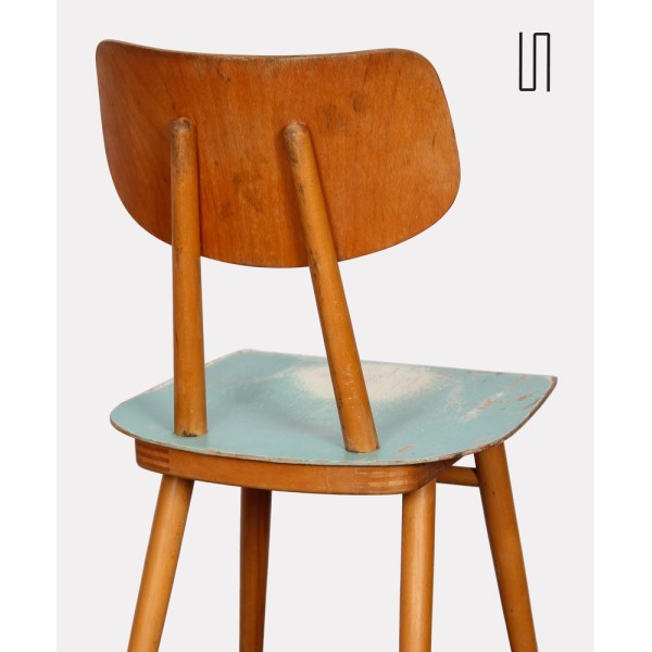 Chaise en bois produite par Ton vers 1960 - Design d'Europe de l'Est