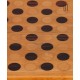 Petite table de jeux tchèque en bois massif, vers 1950 - Design d'Europe de l'Est