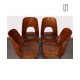 Suite of 4 wooden chairs by Oswald Haerdtl for Ton, 1960s - Eastern Europe design