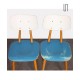 Pair of vintage wooden chairs, 1960s - Eastern Europe design