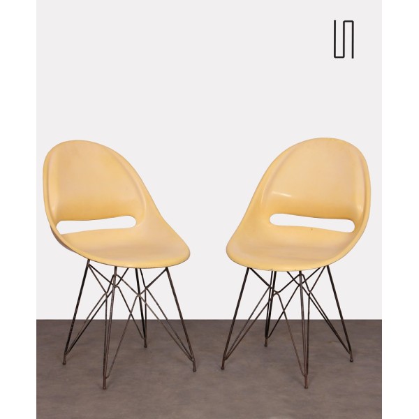 Pair of chairs by Miroslav Navratil for Vertex, 1959 - 