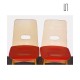 Pair of red chairs for Czech publisher Ton, 1960s - Eastern Europe design