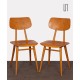 Paire de chaises tchèques vintage, 1960 - Design d'Europe de l'Est