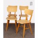 Set of 4 chairs produced by Ton, 1960s - Eastern Europe design