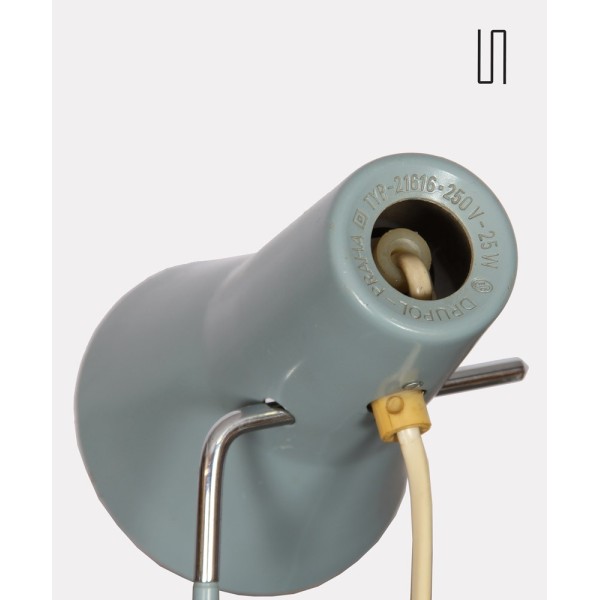 Lampe vintage en métal par Josef Hurka pour Drupol, 1960 - Design d'Europe de l'Est
