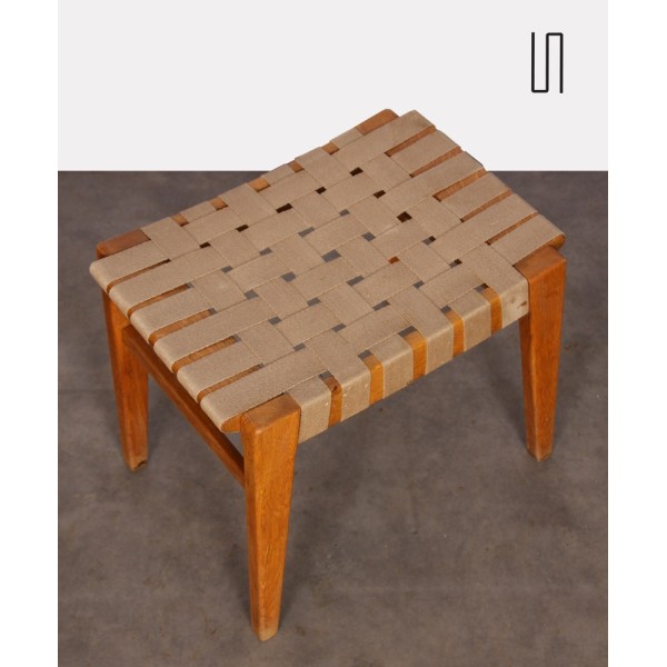 Vintage wooden stool, Czech design, 1950s - Eastern Europe design