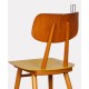 Suite de 4 chaises jaunes produites par Ton, 1960 - Design d'Europe de l'Est