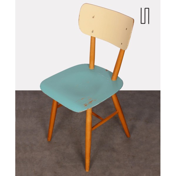 Suite de 4 chaises d'Europe de l'Est pour Ton, 1960 - Design d'Europe de l'Est