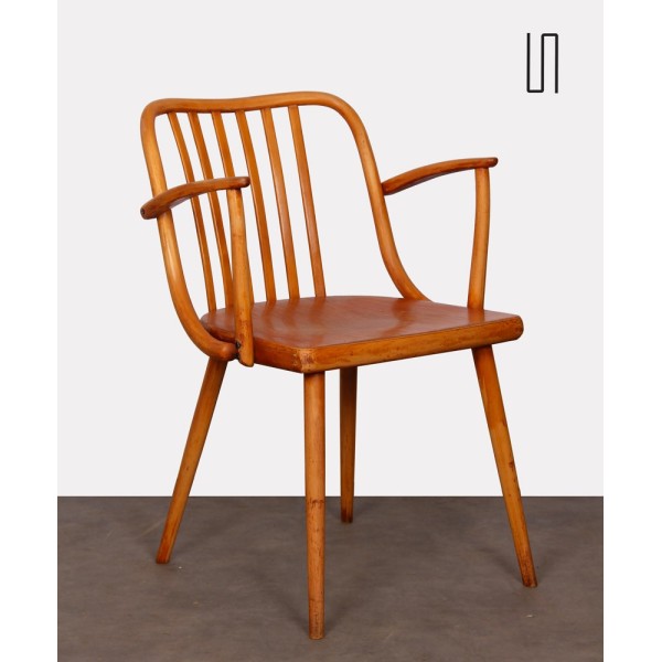 Vintage armchair by Antonin Suman for Ton, 1960s - Eastern Europe design