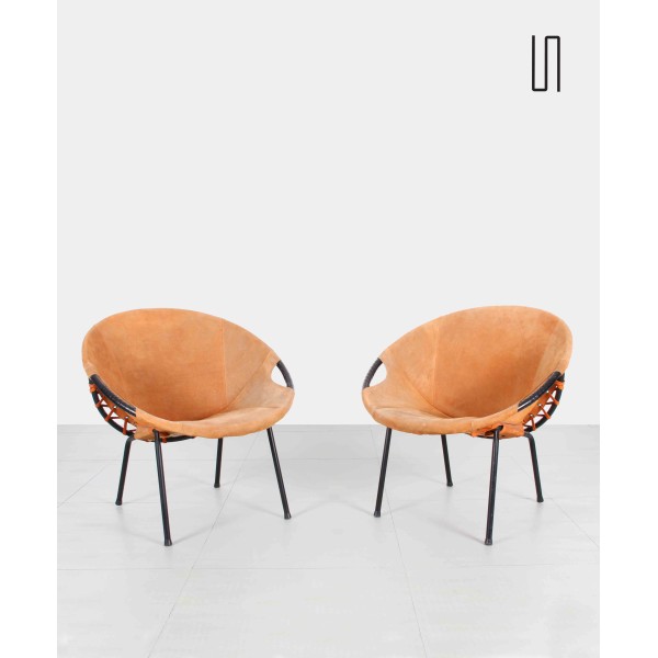 Paire de fauteuils allemands pour Lusch Erzeugnis, 1960 - Design allemand