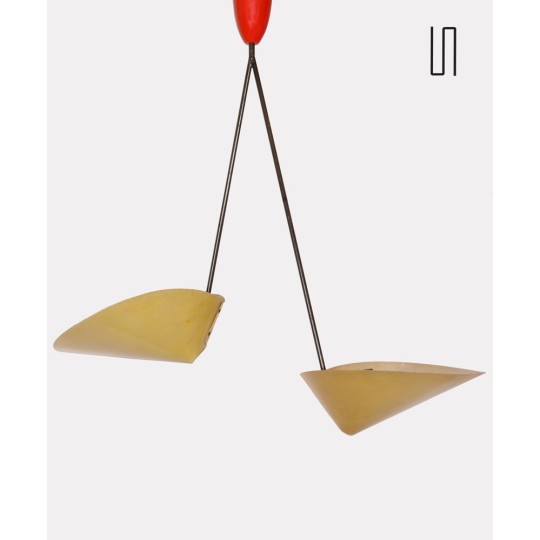 Vintage hanging lamp by Josef Hurka for Napako, 1960s