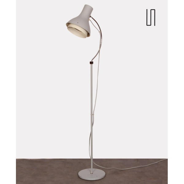 Vintage metal floor lamp by Josef Hurka for Napako, 1960s - Eastern Europe design