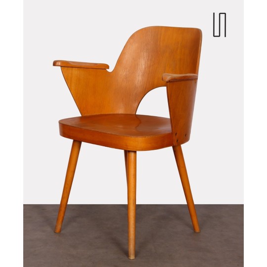 Fauteuil en bois par Lubomir Hofmann, 1960 - Design d'Europe de l'Est