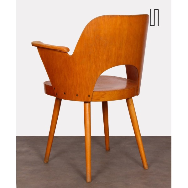 Fauteuil en bois par Lubomir Hofmann, 1960 - Design d'Europe de l'Est