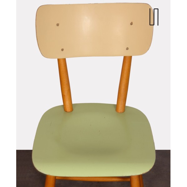 Chaise vintage en bois pour le fabricant Ton, 1960 - Design d'Europe de l'Est