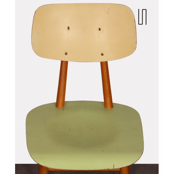 Vintage wooden chair edited by the Czech manufacturer Ton, 1960s - Eastern Europe design