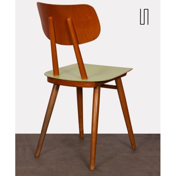 Chaise vintage en bois éditée par le fabricant tchèque Ton, 1960 - Design d'Europe de l'Est
