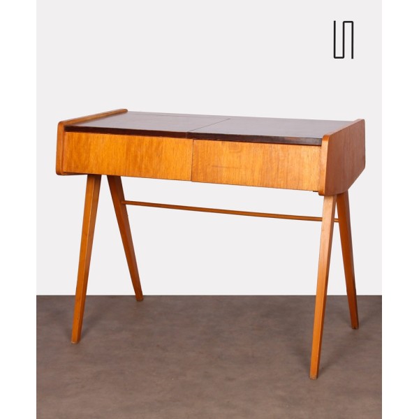 Vintage wooden dressing table attributed to Frantisek Jirak, 1970s - Eastern Europe design