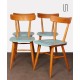 Ensemble de quatre chaises vintage en bois éditées par Ton, 1960 - Design d'Europe de l'Est