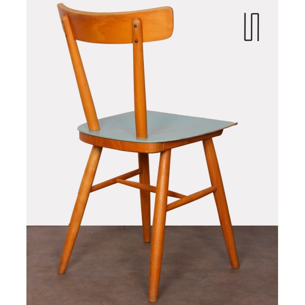 Ensemble de quatre chaises vintage en bois éditées par Ton, 1960 - Design d'Europe de l'Est