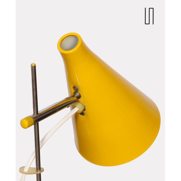 Yellow lamp by Josef Hurka for Lidokov, 1960s - Eastern Europe design