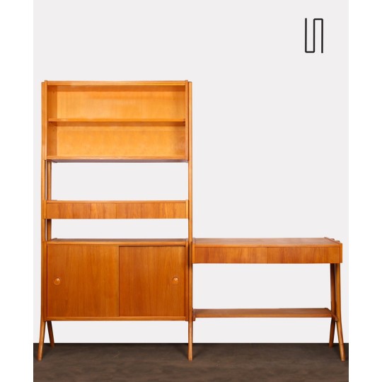 Vintage wooden wall unit by Frantisek Jirak, circa 1960 - Eastern Europe design