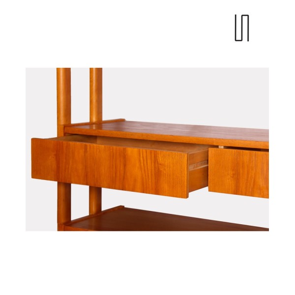 Vintage wooden wall unit by Frantisek Jirak, circa 1960 - Eastern Europe design