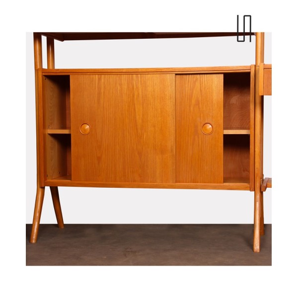 Vintage wooden wall unit by Frantisek Jirak, circa 1960 - Eastern Europe design