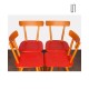 Ensemble de quatre chaises rouges éditées par Ton, 1960 - Design d'Europe de l'Est