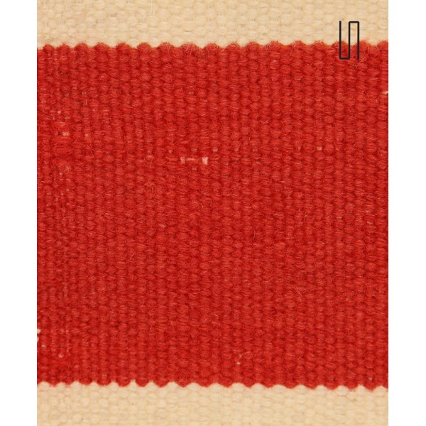 Tapis vintage en laine, fabrication tchèque, 1960 - 