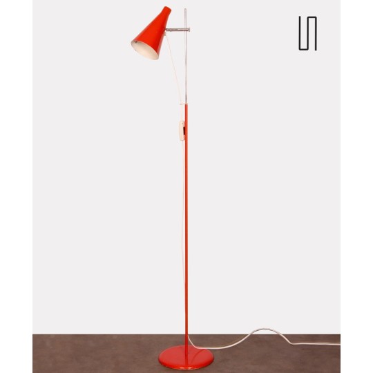 Metal floor lamp by Josef Hurka for Lidokov, 1960s - Eastern Europe design