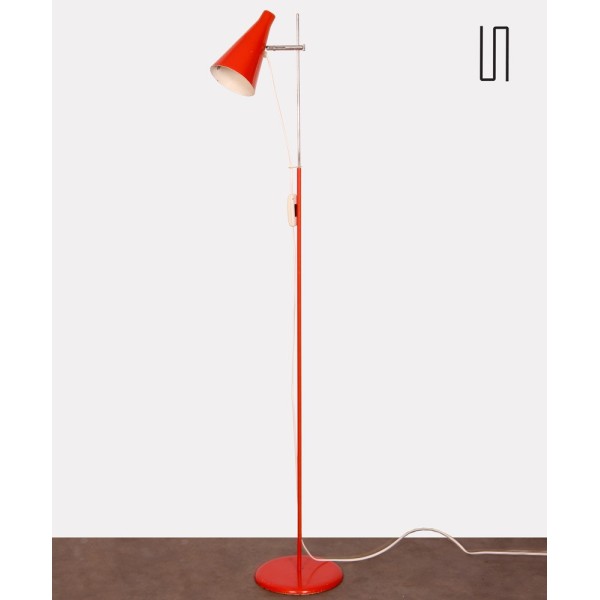 Metal floor lamp by Josef Hurka for Lidokov, 1960s - Eastern Europe design