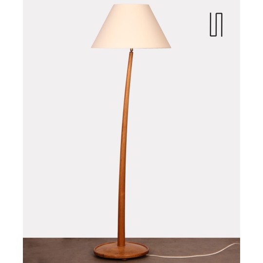 Brazilian wooden floor lamp dating from the 1960's - 